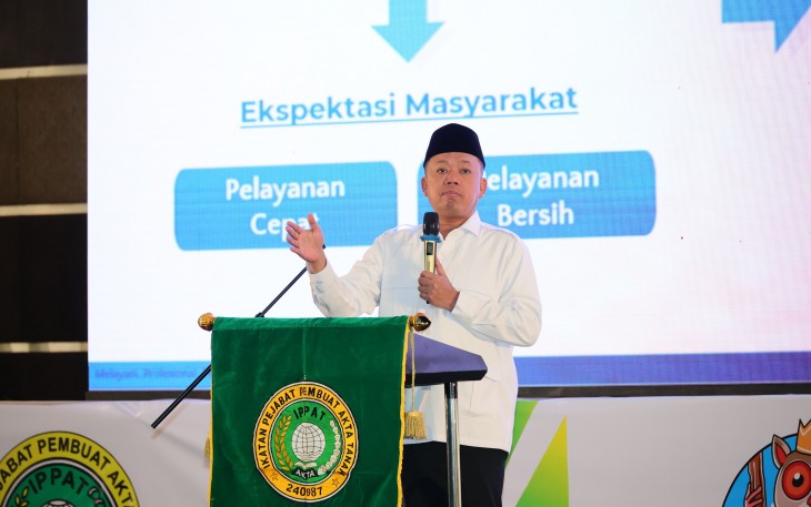 Menteri Agraria dan Tata Ruang/Kepala Badan Pertanahan Nasional (ATR/BPN), Nusron Wahid,