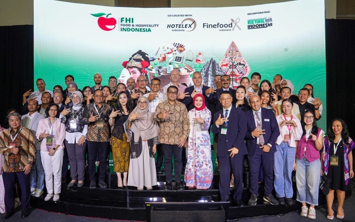 Menteri Ekonomi Kreatif (Menteri Ekraf) Teuku Riefky Harsya secara resmi membuka Food & Hospitality Indonesia (FHI) 2025
