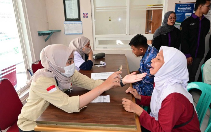 Pengobatan massal Lanud J.B Soedirman 
