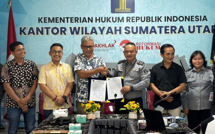 Kanwil Kemenkum Sumut Gelar Rapat Harmonisasi RANPERDA Kab Nias Barat