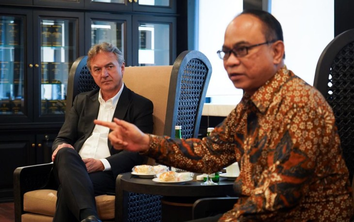 Menteri Koperasi (Menkop) Republik Indonesia Budi Arie Setiadi menerima kunjungan resmi Joesley Batista, pemilik utama J&F Investimentos, konglomerasi asal Brasil