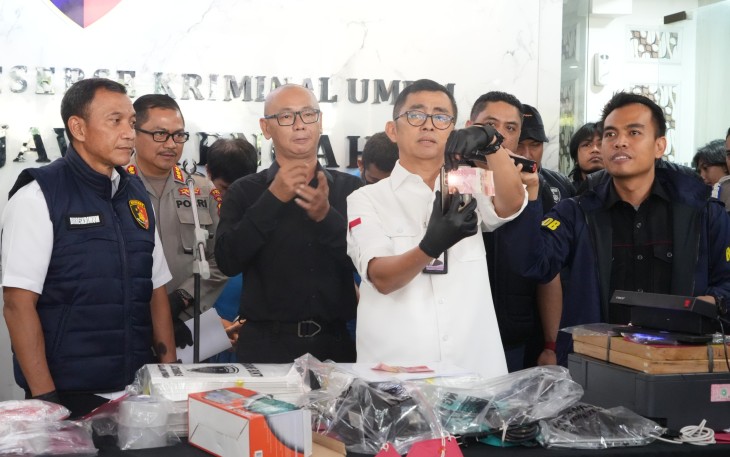 Polda Jateng Tangkap Enam Pelaku Sindikat Pembuat dan Pengedar Uang Palsu