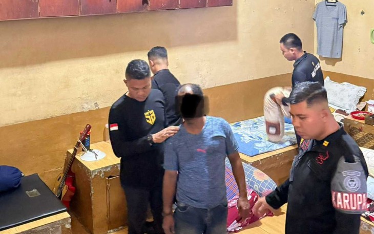 Razia rutin di Rutan Kelas I Medan 