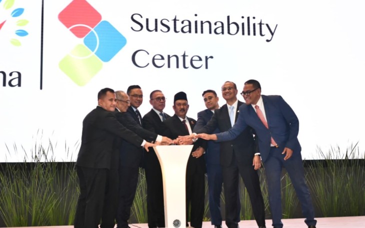 Peresmian Sustainability Center UPER yang dilakukan oleh Kepala Bappenas, Komisaris Utama Pertamina, Jajaran Pimpinan Pertamina dan Pertamina Foundation serta Rektor Universitas Pertamina (13/08/25)