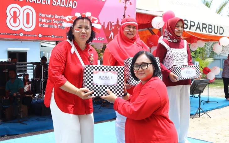 Lanud Raden Sadjad (RSA) Kabupaten Natuna menggelar berbagai perlombaan di kawasan wisata Nirwana Beach, Lanud RSA, Minggu (24/8/2025)