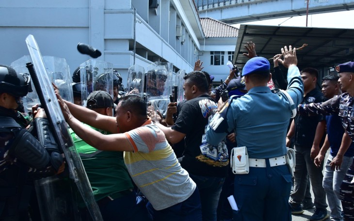 Kolinlamil Gelar Pelatihan Penanggulangan Huru-hara 