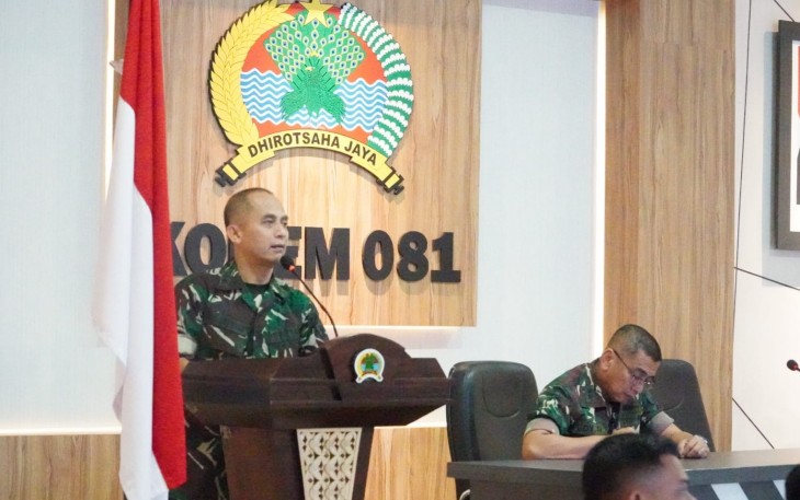 Sosialisasi aplikasi Simpur di Makorem 081/DSJ