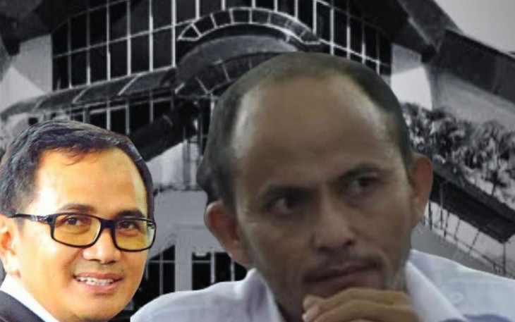 Foto Anggota DPRD Kota Bitung, Ramlan Irfan dan Perwakilan Masyarakat Julius Rolly Hengkengbala