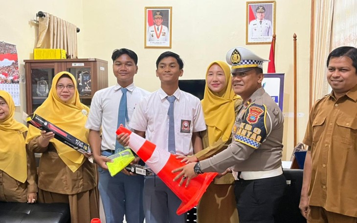 Satlantas Polres Bintan Laksanakan Kegiatan Police Go To School
