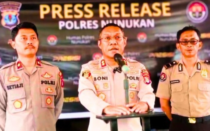 Kapolres Nunukan AKBP Bonifasius Rumbewas 