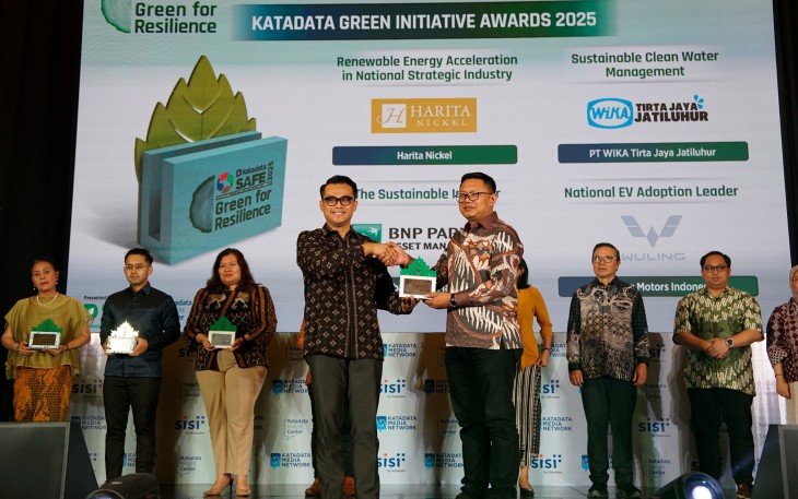 PT WIKA Tirta Jaya Jatiluhur Raih Katadata Green Initiatives Awards 2025 untuk Pengelolaan Air Bersih Berkelanjutan