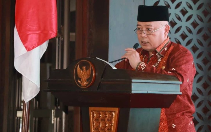 Bupati Malang Drs. H. M. Sanusi, MM melepas secara resmi kafilah Musabaqah Tilawatil Qur’an (MTQ) Kabupaten Malang yang akan berlaga di ajang MTQ Tingkat Provinsi Jawa Timur XXXI Tahun 2025 di Kabupaten Jember