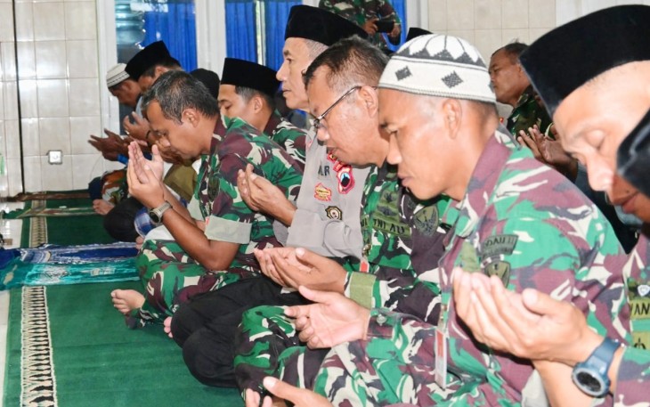 Doa bersama Lanud J.B Soedirman, Jum'at (12/9)