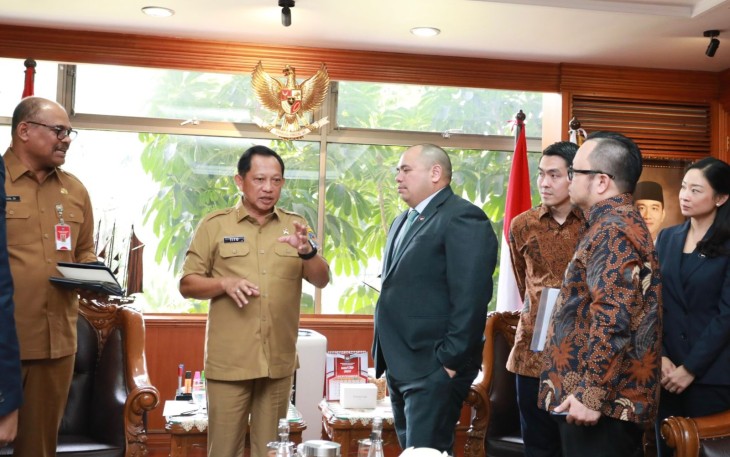 Mendagri Terima Kunjungan CIO Danantara