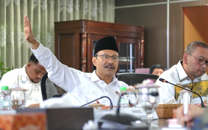 Menteri Sosial Saifullah Yusuf (Gus Ipul) menerima audiensi empat kepala daerah dari Kota Kupang