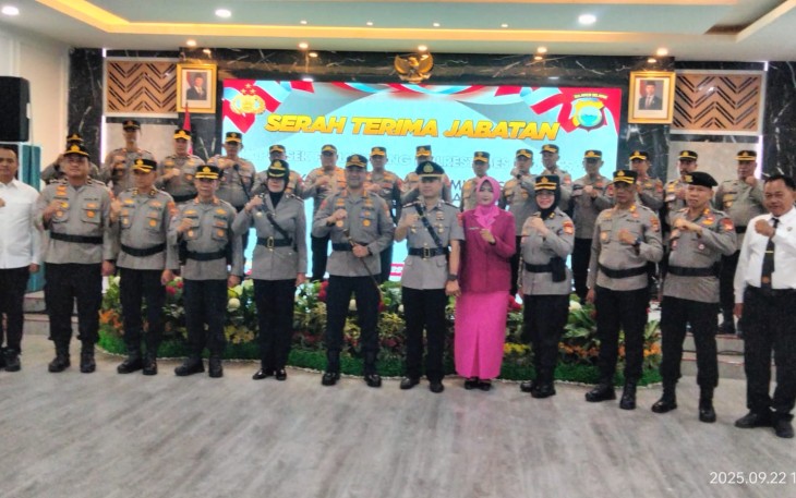 Sertijab Kapolsek Panakukkang, Senin (22/9)
