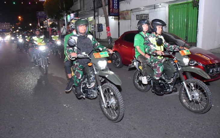 Patroli gabungan wilayah Kodim 0802/Ponorogo 
