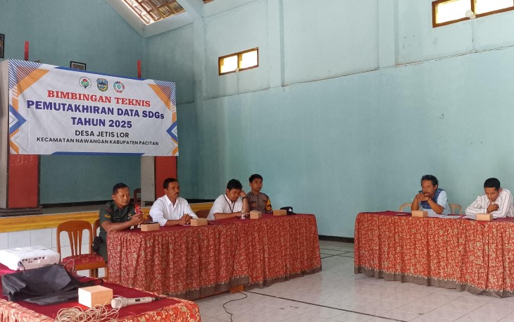 Bimtek pemutakhiran data di wilayah desa binaan 