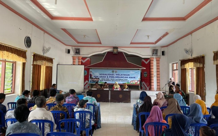 Sosialisasi hak dan perlindungan anak di wilayah desa binaan 