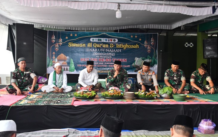 Kodim Ponorogo Gelar Sima’an Alquran dan Istighosah Peringati HUT TNI ke-80
