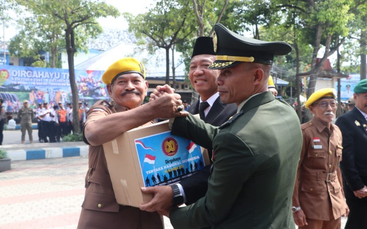 Santunan sosial Kodim Tulungagung 