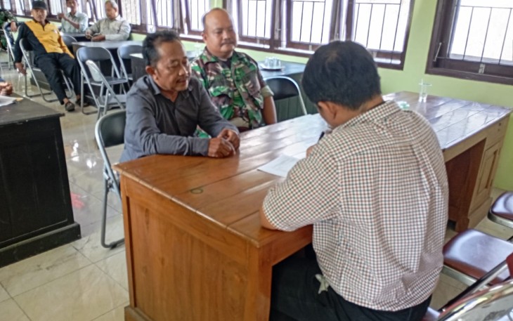 Komsos bersama penyuluh pertanian di wilayah desa binaan 