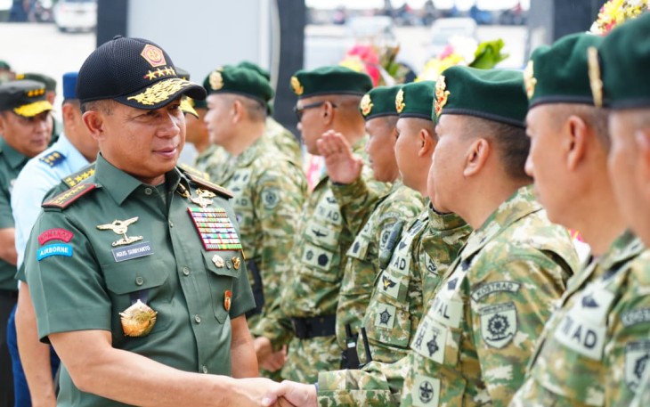 Panglima TNI Tinjau Markas Yontaipur Kostrad di Cikarang