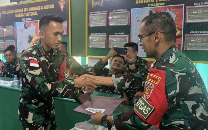 Dansatgas Yonarmed 12 Kostrad Letkol Arm Dr Erlan Wijatmoko