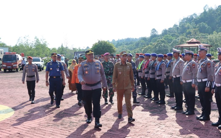 Polres Lingga Gelar Apel Kesiapsiagaan Bencana