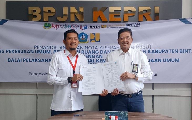 Dinas Pekerjaan Umum, Penataan Ruang dan Pertanahan (PUPRP) Bintan Meluncurkan Sistem Informasi Jalan Berlubang (SILUBANG)