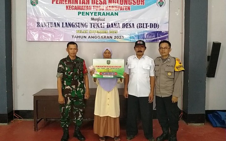 Penyaluran BLT DD wilayah desa binaan 