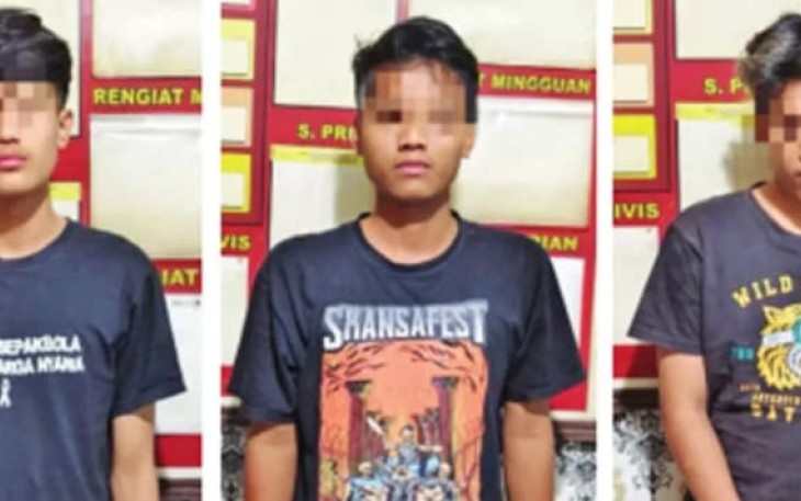 Para Pelaku Pengeroyokan 