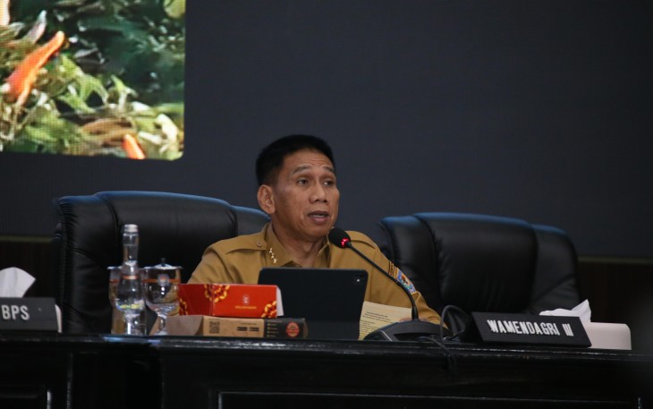 Wakil Menteri Dalam Negeri (Wamendagri) Akhmad Wiyagus menyebut inflasi nasional secara year-on-year (YoY) pada Oktober 2025 sebesar 2,86 persen