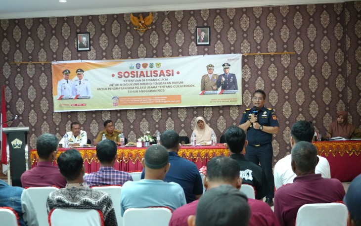 Sosialisasi Rokok Ilegal di Bireuen Pedagang Diimbau Lebih