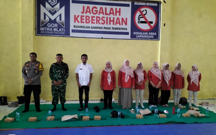 Danramil 0801/03 Arjosari Hadiri Kegiatan Peningkatan Kapasitas Kades IMP PPKBD Dan IMP Sub PPKBD