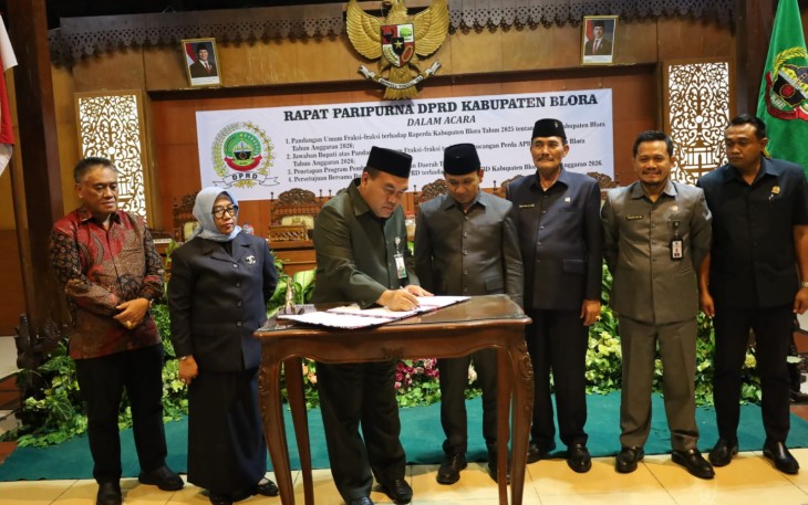 DPRD Blora rapat Paripurna membahas Ranperda APBD tahun 2026