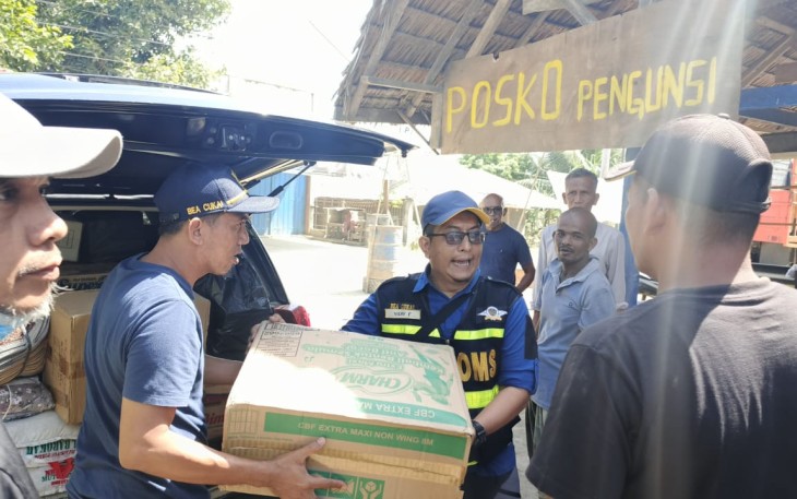 Warga Gampong Teungoh Terima Bantuan Kemenkeu Peduli Bea Cukai Lhokseumawe