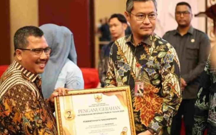 Pemkot Tanjungpinang Raih Peringkat Ke-2 Penghargaan Badan Publik Informatif Tahun 2025