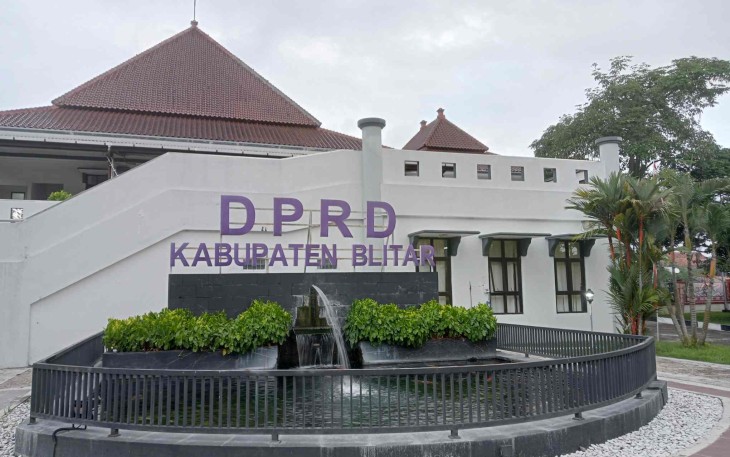 DPRD Kabupaten Blitar, Senin 8 September 2025. (Foto : Klikwarta.com)