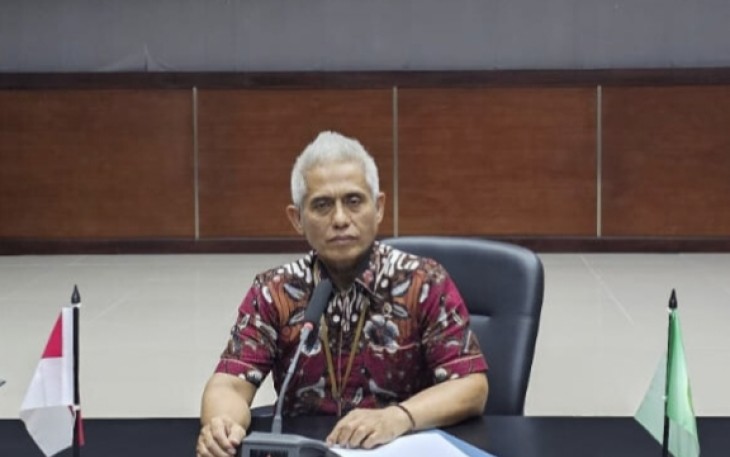 Humas PN Jakarta Utara, Maryono saat memberikan keterangan pers di Jakarta, Jum'at (7/2)