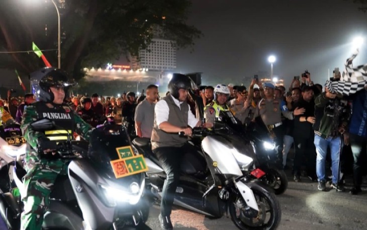 Pangdam I/BB Mayjen TNI Rio Firdianto Bersama Forkopimda Sumut Gelar Kegiatan Patroli Pengamanan Malam Idulfitri 1446 H Tahun 2025.