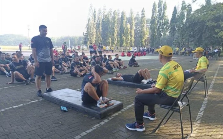 Garjas periodik personel Kodim 0833/Kota Malang, Kamis (8/5)