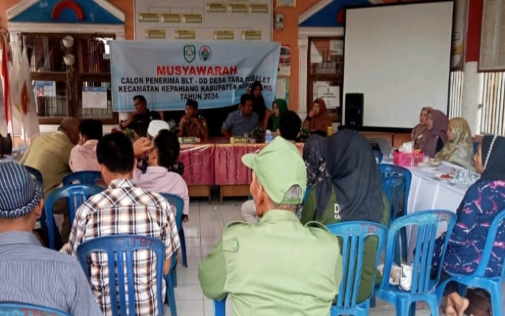 Musyawarah Penetapan dan Pengesahan KPM BLT DD Desa Taba Tebelet Tahun Anggaran 2025  