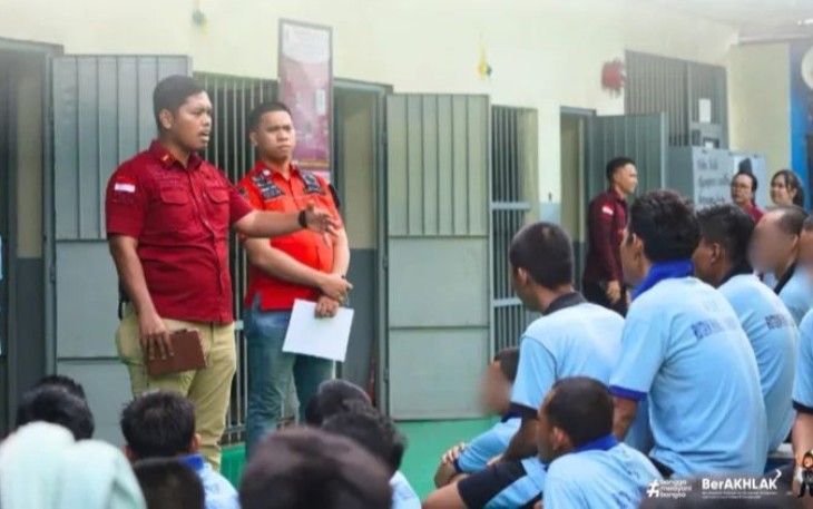 Rutan Pangkalan Brandan Gelar Lomba Kebersihan Kamar Hunian Warga Binaan.