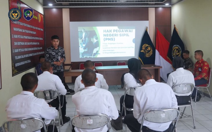 Rutan Pangkalan Brandan Lakukan Kegiatan Pembekalan dan Materi.
