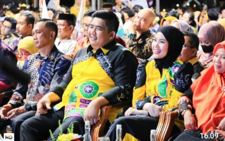 Bupati Bintan Roby Kurniawan Hadiri Malam Puncak ADUJAKNAS GenRe 2025