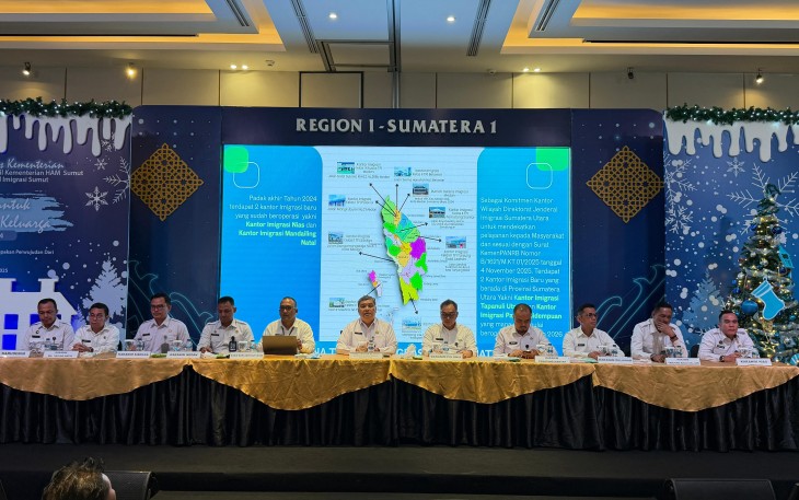 Kantor Wilayah Direktorat Jenderal Imigrasi Sumatera Utara menutup tahun 2025 dengan berbagai capaian inovasi layanan publik.
