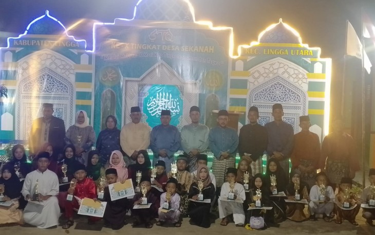 STQ Ke-X Tingkat Desa Sekanah Resmi Ditutup