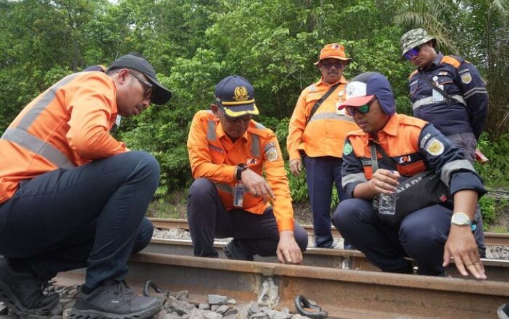 KAI Divre III Palembang Lakukan Pengecekan Lintas Lubuklinggau-Kertapati