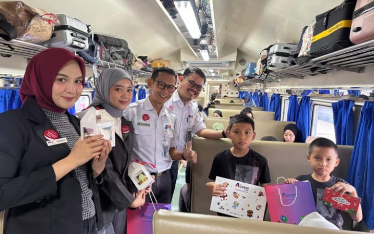 KAI Divre III Palembang, Catat 3.825 Orang Gunakan Kereta Api di Hari Natal 2025